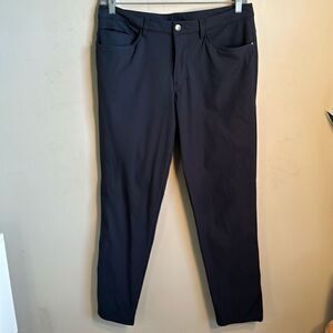 Lululemon  Mens Smoked Gray Straight Leg Pants 34